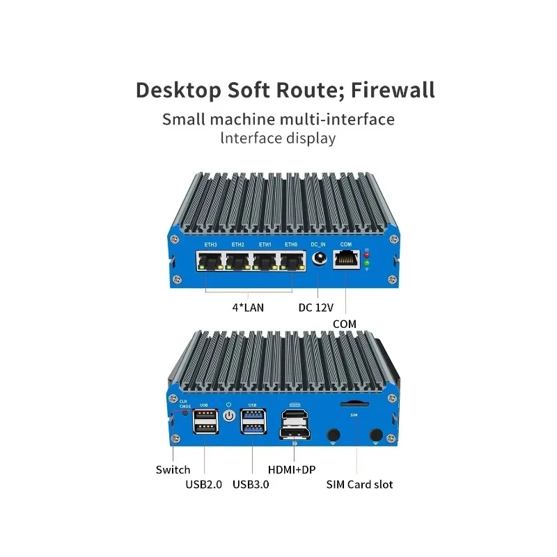 2026 Hot SellingN100 Soft Rout - Pfsense Firewall Router 2.5G 4 I226 recension och pris