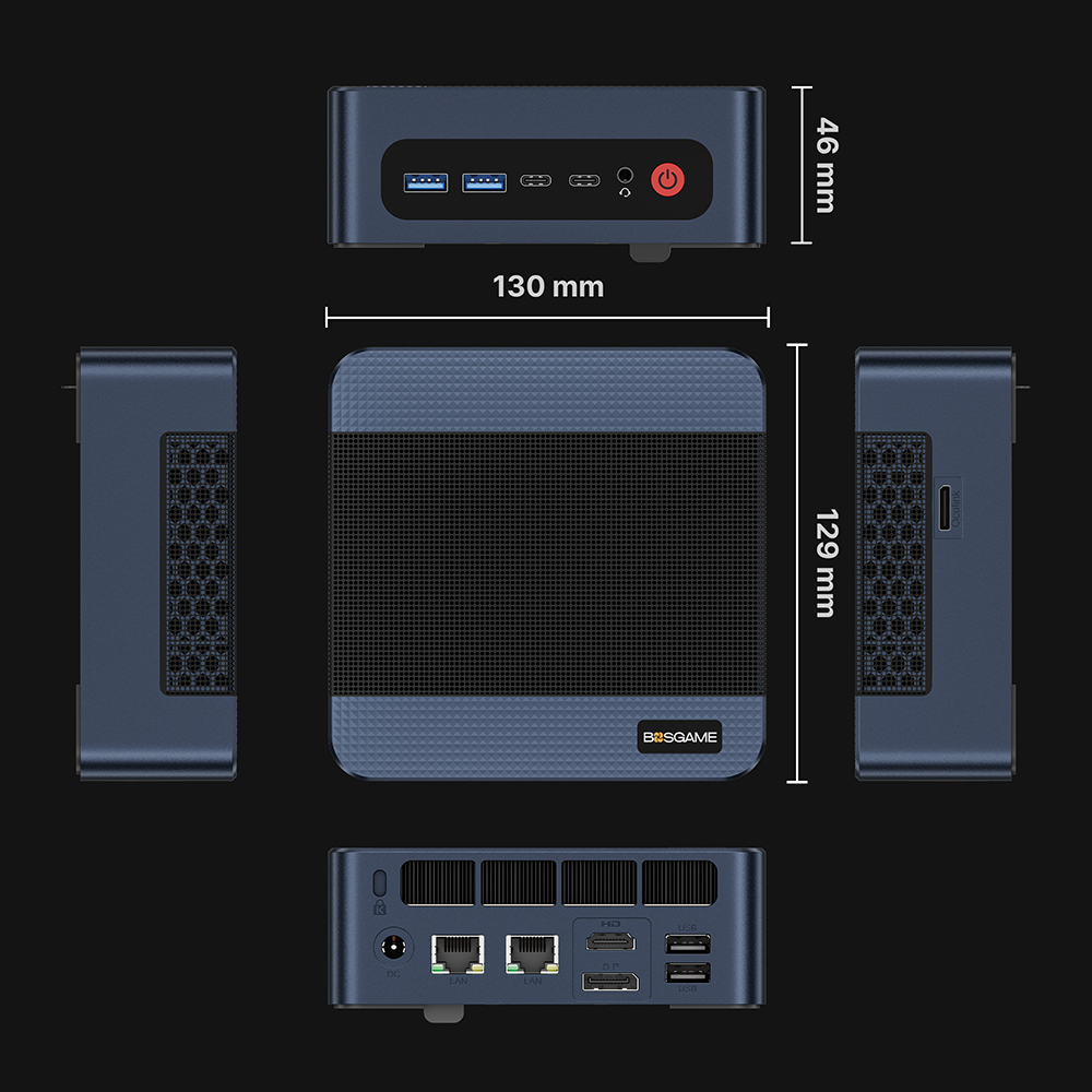 BOSGAME M4 Neo Mini PC AMD Ryz - Amd Ryzen 7 7840Hs Mini Pc recension och pris