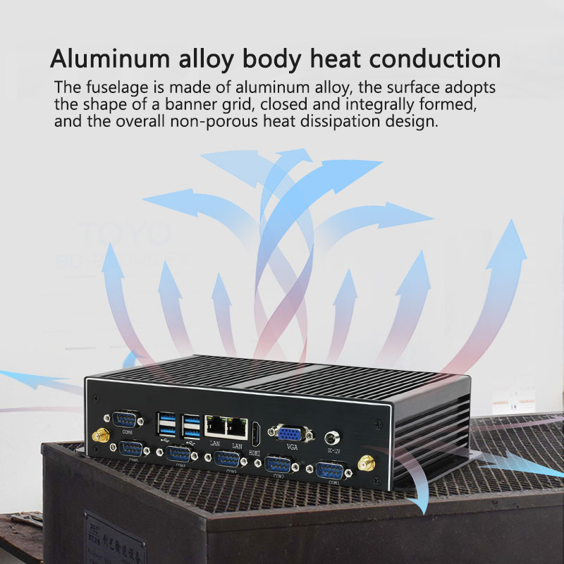 Industrial Mini PC Fanless Dua - Fanless Industrial Pc Rs485 Core I7 recension och pris
